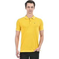 Numero Uno Men's Vibrant Marigold Polo T-Shirt Yellow/White