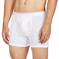 Van Heusen Men Boxer Briefs - 100% Combed Cotton - Anti Bacterial, Colour Fresh, Moisture Wicking_10032_White_Xl