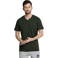 Van Heusen Men's Regular T-Shirt (Ihots1Lhg60001_Green Xl)