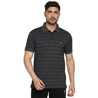Van Heusen Men's Regular Polo Shirt (Ihts1Lxd60043_Black M)