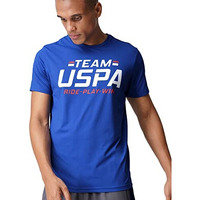 U.S. Polo Assn. Men Crew Neck Brand Print I713 T-Shirt - Pack Of 1 (Mid Blue Xl)