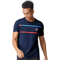 U.S. Polo Assn. Men Brand Stripe Crew Neck I714 T-Shirt - Pack Of 1 (Navy S)