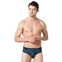 Van Heusen Men Breathable Air Series Active Briefs - Polyamide Elastane - Swift Dry, 4-Way Stretch, Ultra Light Mesh_40008_Blue Apm02_L