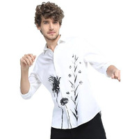 Ketch Men's Slim Fit Shirt (Khsh000585_White M)