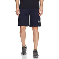 Van Heusen Athleisure Men's Shorts (70014_Blue Melange_Xl_Blue Melange_X-Large)