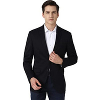 Peter England Men's Slim Formal Blazer (Pebzonsbk10888_Medium Blue_40)