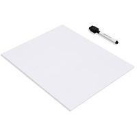 Neomate Magnetic Whiteboard Planner Sheet | 23x30 cm, Landscape | Flexible Dry Erase Writing Film for Fridge, Office, or Metal Wardrobe | Includes Marker Pen