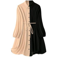 Leriya Fashion Women's Rayon Western Midi Dress (LF-WD1153_Coffee Brown