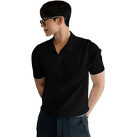 Leriya Fashion T Shirt for Men || Men T-Shirt || Men Polo T-Shirt || Men Pain T-Shirt (XX-Large, Black) LF-MT-1045