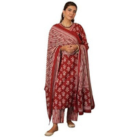 Kurta Set For Women || 3 Pic Kurta For Women (SP-245-247) (Maroon, S)
