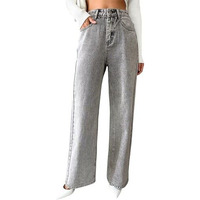 KOTTY Women's Cotton Lycra Blend Relaxed Fit Stretchable Jeans(Grey,28)