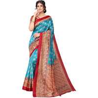 Yashika Women's Jacquard Art Silk Standard Length Saree (Minali Rama_R)