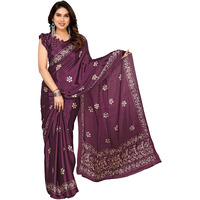 Yashika Woven Malgudi Art Silk Women's Saree (AZ-PY-P1-UTISHA Dark Purple