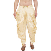 VASTRAMAY Men's Gold Cowl Dhoti (VASMCD007GO_F)