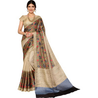 Yashika Women's Woven Printed Art Silk Saree with Unstitched Blouse Material (AZ-YS-P1-KAMAKSHI-RADHA-Parent_Grey)