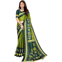Yashika Women's Woven Printed Art Silk Saree with Unstitched Blouse Material (AZ-YS-P1-PATANG-Parent_Mahendi)