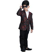 VASTRAMAY Boys' Maroon Blazer_VASBCT001_34