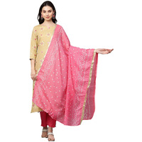 ANNI DESIGNER Women's Cotton Straight Printed Kurta with Pant & Dupatta (SHIPRA Light Green_S-Light Green_Small)