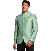 VASTRAMAY VastramayBanarasi Brocade Jodhpuri Coat  Tightly Woven Fabric with Long-Lasting Sheen, The Prince Coat for Men