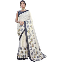 Yashika Women's Elegant Art Silk Saree: A Chic Blend of Tradition and Trend. Complete with Blouse Material for a Perfect Ensemble. (AZ-YS-P1-SANVI BLACK)