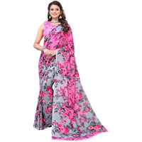 Yashika Women's Jacquard Georgette Saree (HEMAXI Pink_W