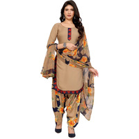 Yashika Women's Printed Dress Material - Unstitched Crepe Fabric Kurti, Pants & Dupatta Set (AZ-YS-P1-ADMIRING NAVY)
