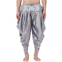 VASTRAMAY Men's Silver Cowl Dhoti