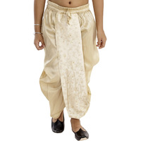 VASTRAMAY Boys' Gold Traditional Embroidered Dhoti_VASBDT008GO_26