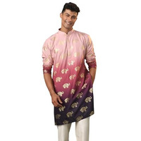 VASTRAMAY Men's Purple Rayon Kurta_VASMK290_42