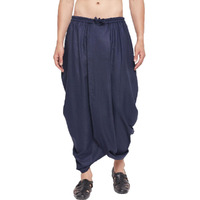 VASTRAMAY Men's Navy Blue Dhoti_VASMDT012NB_40