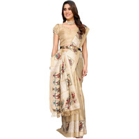 Yashika Women's Woven Latest Art Silk and Tassels Saree with Unstitched Blouse Material (AZ-YS-P2-NAFIZA-Parent_Chiku)