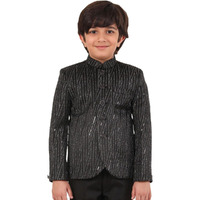 VASTRAMAY Boys' Black Jodhpuri_VASBJP039BL_36