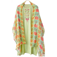 ANNI DESIGNER Women's Cotton Solid Straight Kurta with Pant & Dupatta (VIRAH-Green_L_Pista_Large)