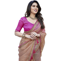 Yashika Women's New Bollywood Soft Tissue Silk Saree With Blouse Material |saree for Women | New Sari | Latest Saree (AZ-YS-P3-SUMIKA GOLD)