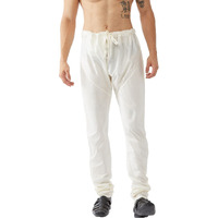VASTRAMAY Men's Cream Silk Blend Pyjama-VASMPCR_36