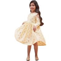 VASTRAMAY Girls' Cream Ethnic Dress_VASGK008CR_30