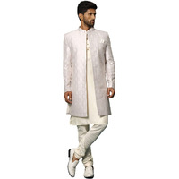 VASTRAMAY Imported Jacquard Fabric Designer Indowestern and Pyjama for Men  Stylish Ethnic Wear for Special Occasions