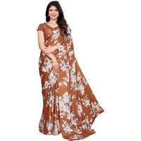 Yashika Women's Tussar Silk Printed Saree With Blouse Material |saree for Women | saree collection 2025 | New Sari | Latest Saree (AZ-YS-P1-ZEHRA ORANGE)
