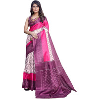 Yashika Women's Printed Trendy Art Silk Saree with Blouse Material||Wine Coloured Art Silk Saree||AZ-YS-P4-INSTA WINE