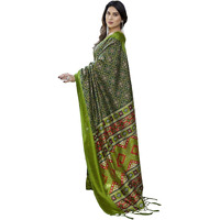 Yashika Women's Printed Art Silk Women Saree Kanjivaram Saree with Blouse Material |saree for Women | Saree | New Sari | Latest Saree (AZ-YS-P1-KAPALI GREEN JHALAR)