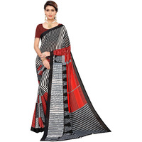 Yashika Georgette with Blouse Piece Saree (SDPL-Shivani_Black_Free Size)