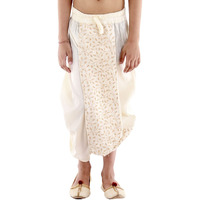 VASTRAMAY Boys' Cream Traditional Embroidered Dhoti_VASBDT011CR_32