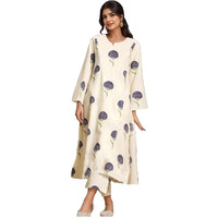 ANNI DESIGNER Women's Rayon Viscose Printed Straight Kurta with Pant (Janya BEGANI_XXL_Begani_XX-Large)