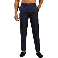 VASTRAMAY Men's Navy Blue Viscose Pant Style Pyjama_VASMPANT002NB_40