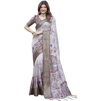 Yashika Women's Cotton Silk Dola Border Digital Printed Saree|Sarees for Women (AZ-YS-P1-DOBBY 01)
