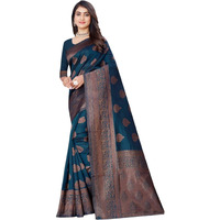 Yashika Women's Fancy Banarasi Kanjivaram Art Silk Saree |Saree for Women Wedding