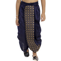 VASTRAMAY Boys' Navy Blue Traditional Embroidered Dhoti_VASBDT010NB_22