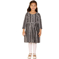 VASTRAMAY Girls' Cotton Lucknowi Chikankari Anarkali Kurta with Hosiery Leggings  Elegant Ethnic Set for a Graceful Republic Day Celebration