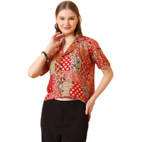 Wedani Rayon Floral Regular fit Shirt for Women