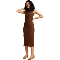 Wedani Dress for Women Brown